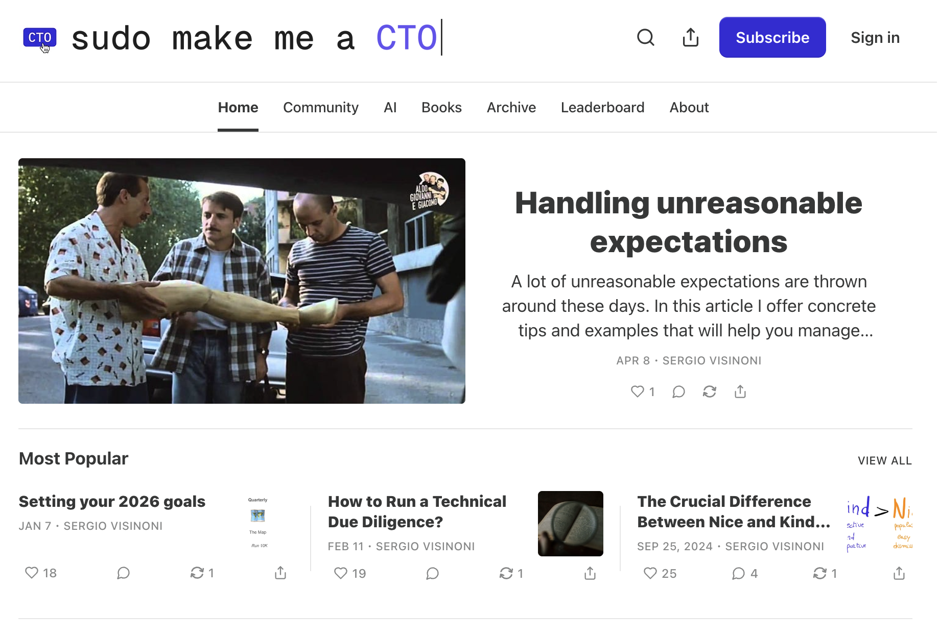 Sudo Make Me a CTO